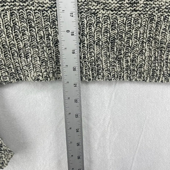 RD Style Sweater Womens Sz M Gray Knitted Crew Neck Stretch Pullover Long Sleeve - Picture 4 of 11